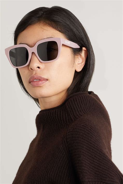 celine sunglasses acetate|celine 55mm oversized square sunglasses.